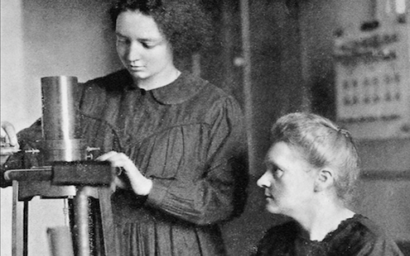 Foto: Marie Curie and her daughter Irene, 1925.