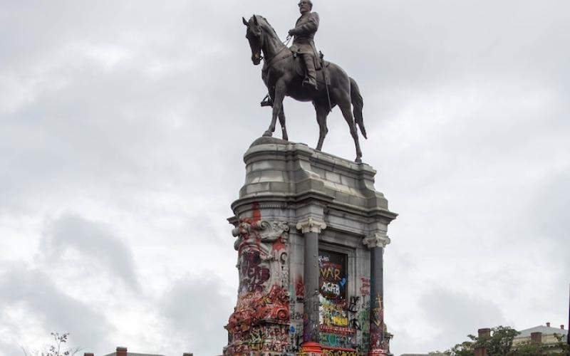 Denkmal eines Generals der Konföderation im US-amerikanischen Bürgerkrieg, Robert E. Lee