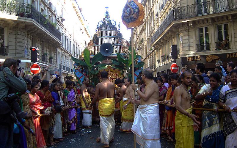 Tamilisches Fest in Paris