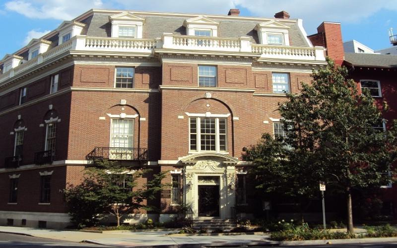 Foto:  Das Deutsche Historische Institut in Washington (DHI) -- Washingtons Second Blair House in der New Hampshire Avenue NW