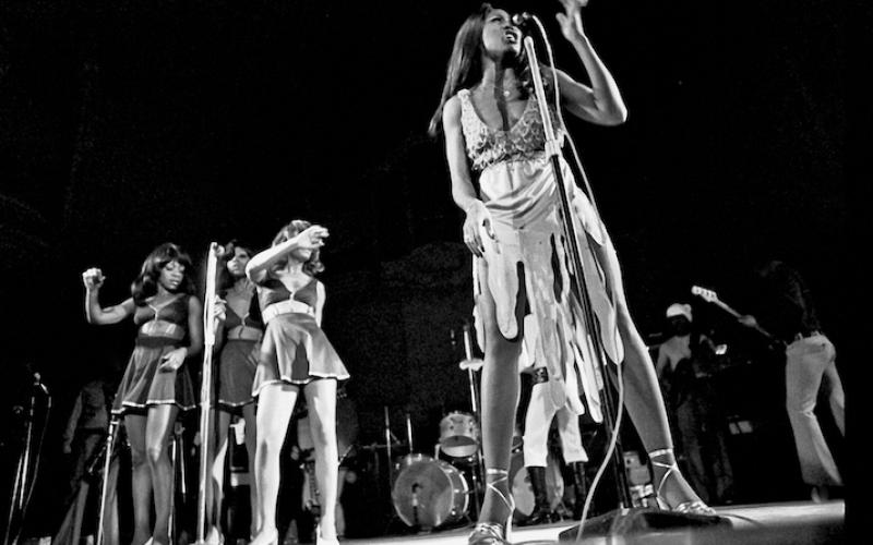 Tina Turner, noch mit Ex Ike, November 1972, Musikhalle Hamburg