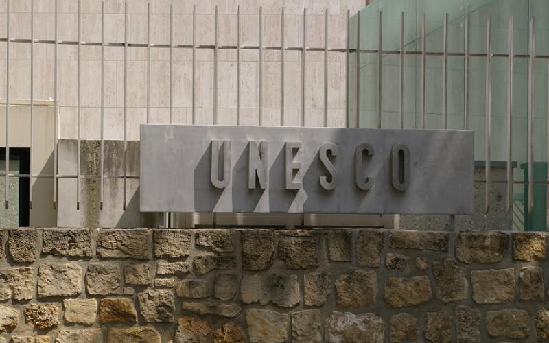 Unesco-Gebäude in Paris von außen