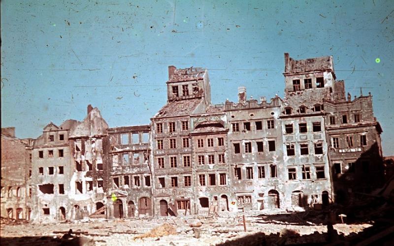 Zerstörte Innenstadt, Warschau 1944