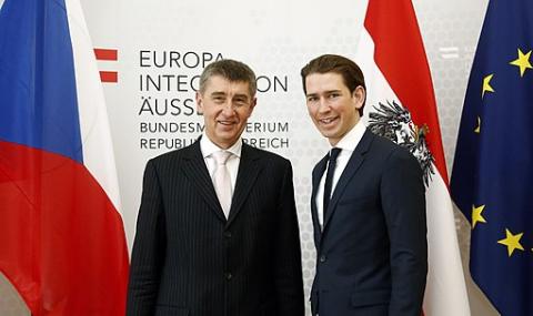 Bundesminister Sebastian Kurz trifft den tschechischen Vizepremier Andrej Babis. Wien, 13.02.2015