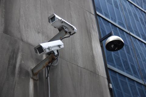 Surveillance in NYC's financial district