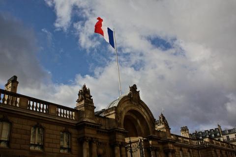 Foto des Elysée-Palastes in Frankreich am 5. Januar 2012