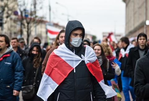 March of the national flag 