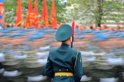 Militärparade in Moskau am 9. Mai 2012 aus Anlass des 67. Jahrestags des Sieges im Großen Vaterländischen Krieg (9.5.2012) © Presidential Press and Information Office