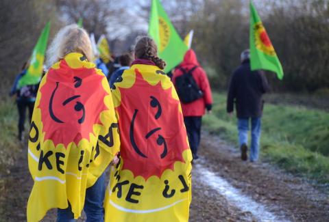 Anti-Castor-Demonstration bei Gorleben am 6. November 2010