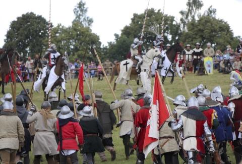 Reenactment in Grunwald