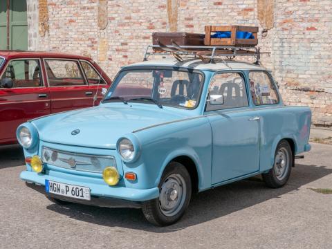 Foto: Hellblauer Trabant 