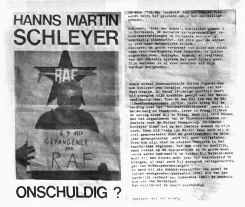 Entführung von Hanns Martin Schleyer, 1977