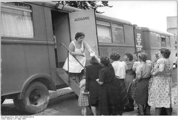 Hermstedt, Röntgenzug Zentralbild Köhns Vei-Noa 27.5.1957