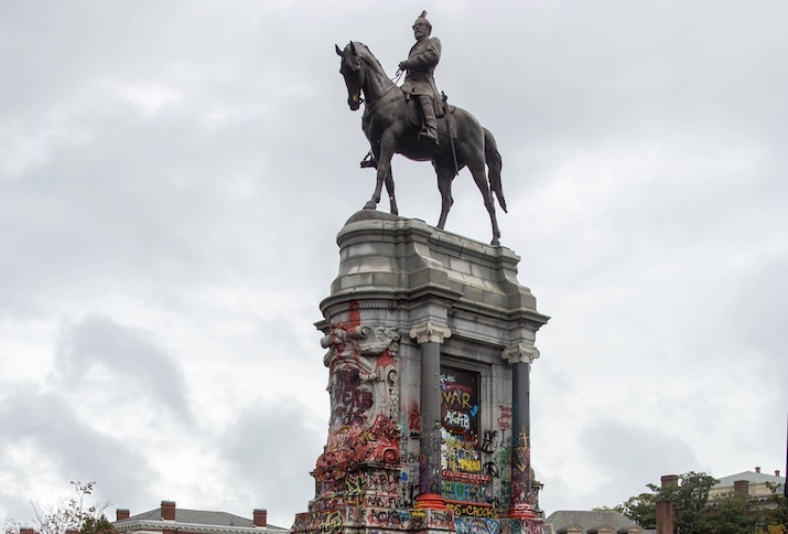 Denkmal eines Generals der Konföderation im US-amerikanischen Bürgerkrieg, Robert E. Lee