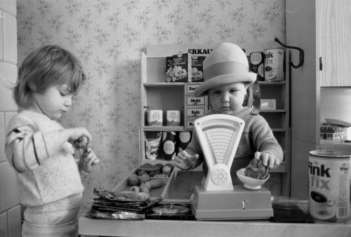 Kindergarten, Kinder beim Spiel ADN-ZB/Ludwig/18.2.88/Bez. Erfurt