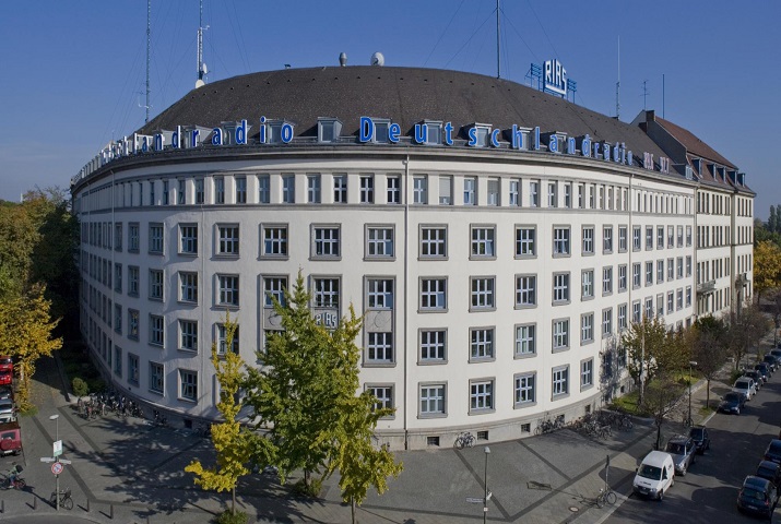 Funkhaus am Hans-Rosenthal-Platz in Berlin. Quelle: Deutschlandradio © Markus Bollen. Datum: 13.12.2018.